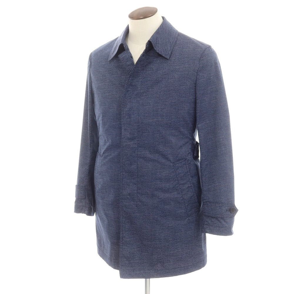 【中古】ジョゼフオム JOSEPH HOMME ポリエステル ステンカラーコート ネイビー【 48 】【 状態ランクB 】【 メンズ 】