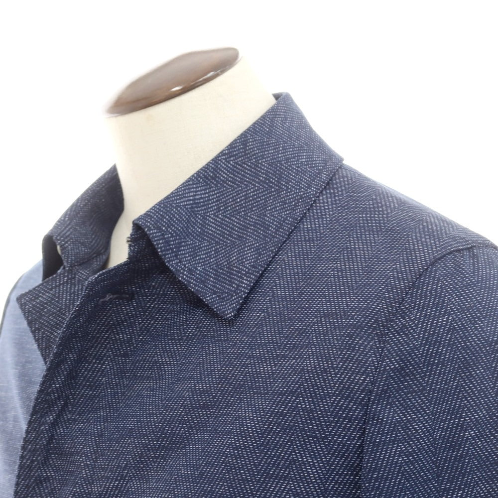 【中古】ジョゼフオム JOSEPH HOMME ポリエステル ステンカラーコート ネイビー【 48 】【 状態ランクB 】【 メンズ 】