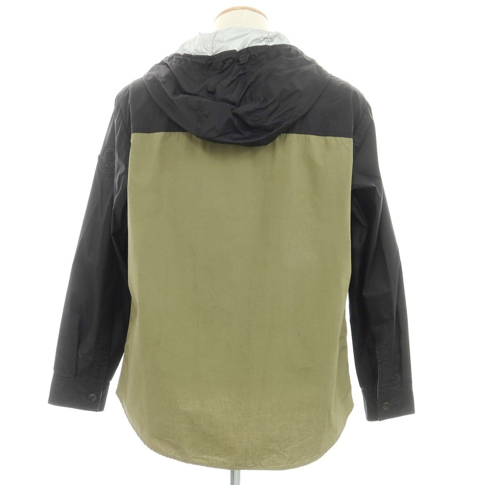 【中古】モンクレール MONCLER DONAN リバーシブル ナイロン コットン マウンテンパーカー オリーブxブラック【 1 】【 状態ランクB 】【 メンズ 】
