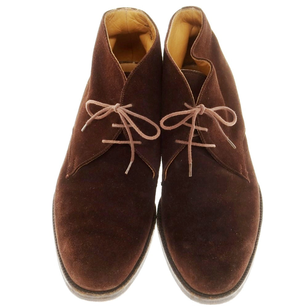 【中古】ヴァーシュ ヴォーシュ VASS スエード チャッカブーツ ブラウン【 41.5 F 】【 状態ランクB 】【 メンズ 】
