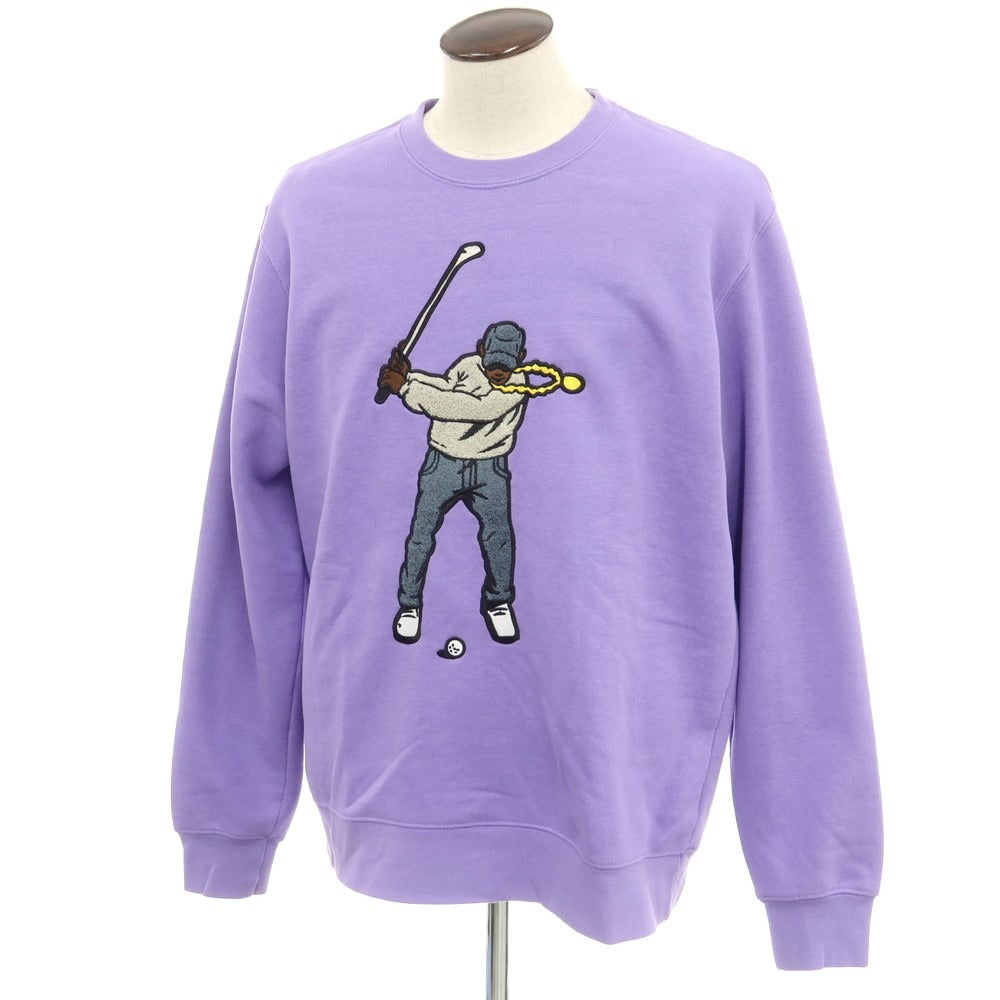 【中古】イーストサイドゴルフ Eastside Golf コットンポリエステル クルーネック スウェット パープル【 XL 】【 状態ランクB 】【 メンズ 】