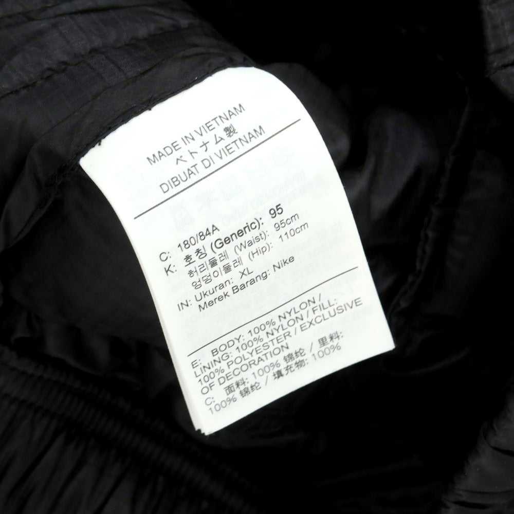 【中古】ステューシー STUSSY × NIKE Insulated Pants ナイロン 中綿 イージーパンツ ブラック【サイズXL】【BLK】【A/W】【状態ランクB】【メンズ】