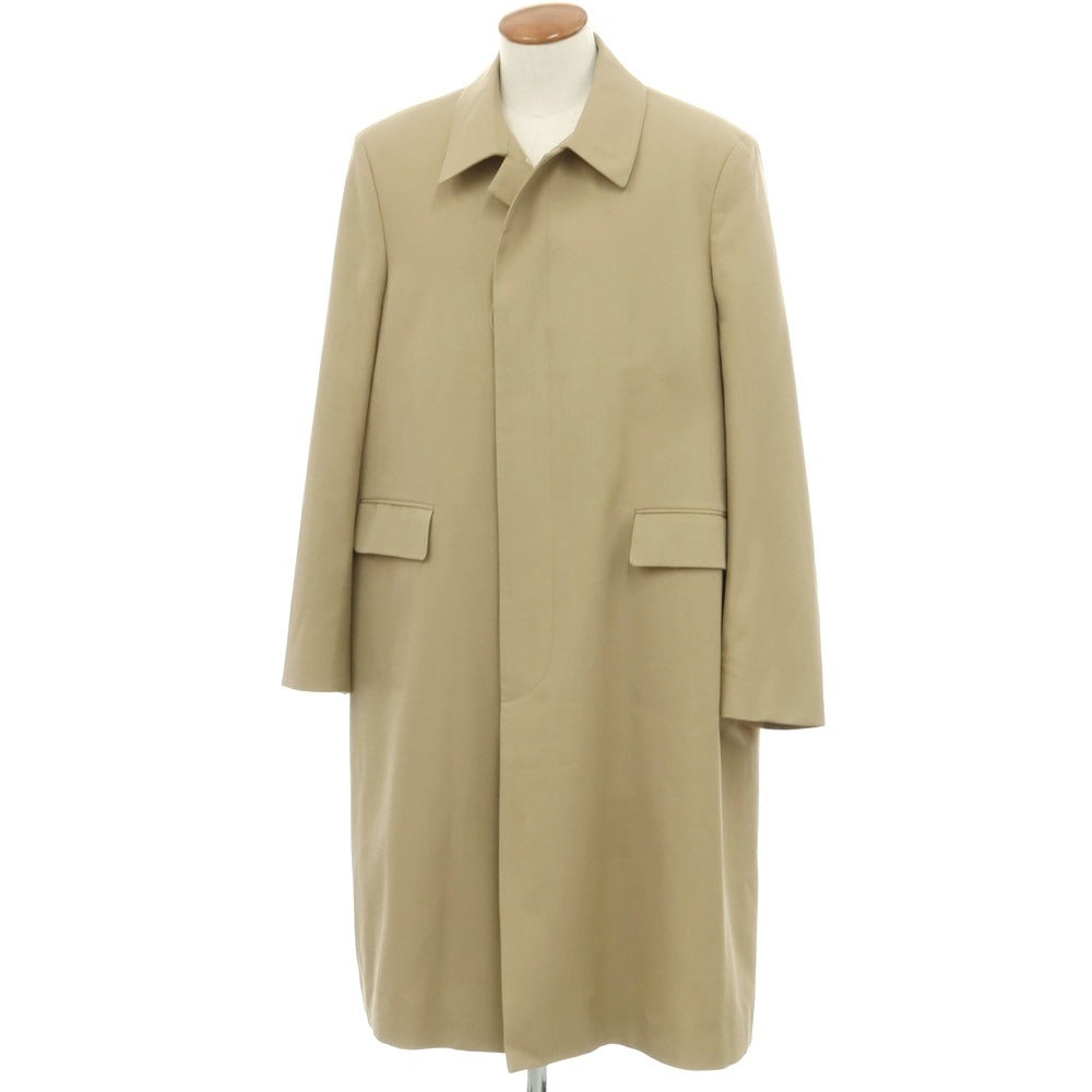 【中古】リバーバレイト REVERBERATE 2024年秋冬 ウール ステンカラーコート ベージュ【 2 】【 状態ランクA 】【 メンズ 】