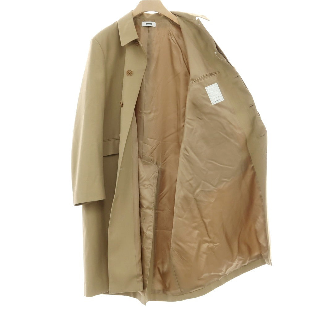 【中古】リバーバレイト REVERBERATE 2024年秋冬 ウール ステンカラーコート ベージュ【 2 】【 状態ランクA 】【 メンズ 】