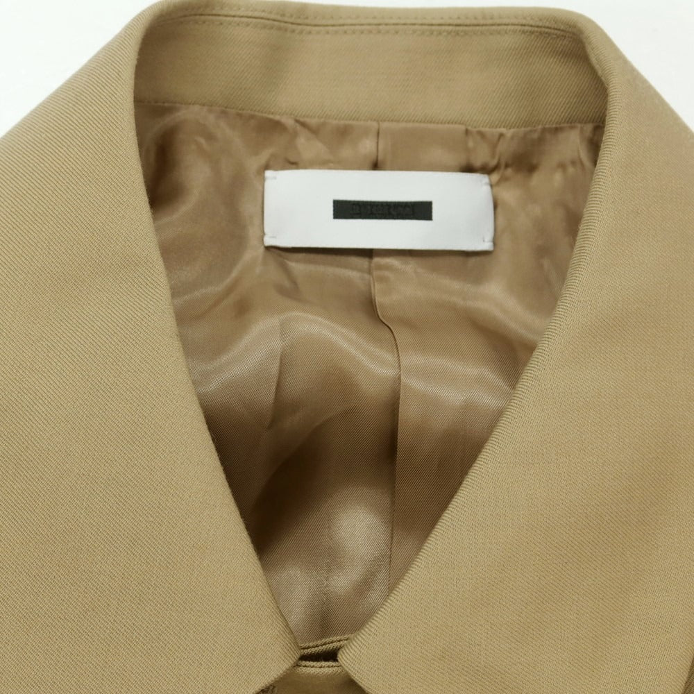 【中古】リバーバレイト REVERBERATE 2024年秋冬 ウール ステンカラーコート ベージュ【 2 】【 状態ランクA 】【 メンズ 】