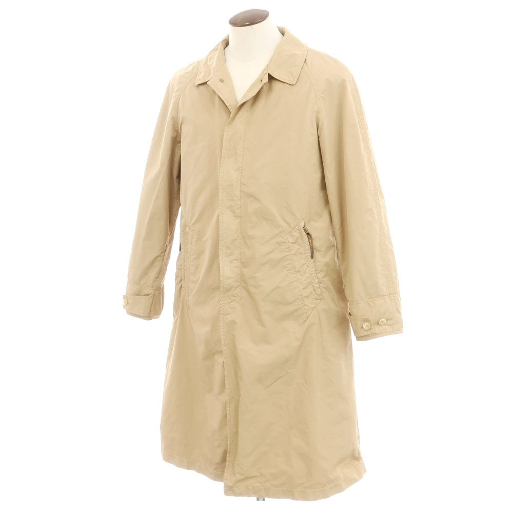 【中古】サイベーシックス SCYE BASICS ポリエステルナイロン ステンカラーコート ベージュ【 40 】【 状態ランクC 】【 メンズ 】