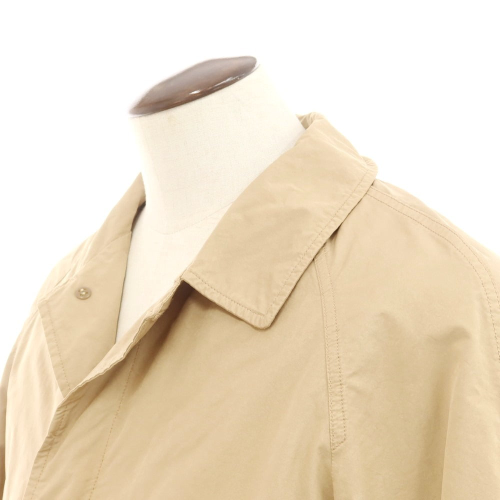 【中古】サイベーシックス SCYE BASICS ポリエステルナイロン ステンカラーコート ベージュ【 40 】【 状態ランクC 】【 メンズ 】