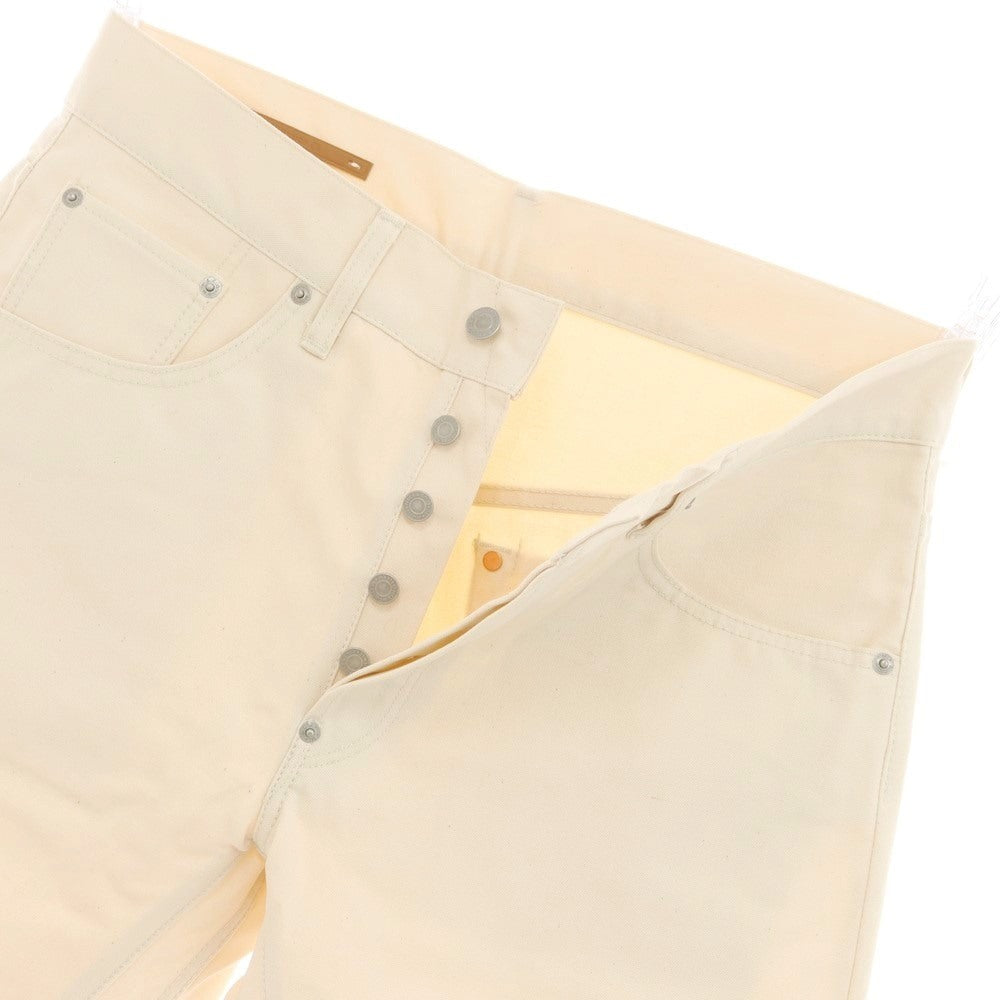 【中古】サイベーシックス SCYE BASICS コットン 5ポケットパンツ ナチュラル【サイズ31】【BEI】【S/S/A/W】【状態ランクA】【メンズ】