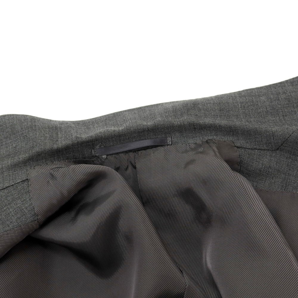 【中古】エディフィス EDIFICE SUPER110’S ウール 3つボタン テーラードジャケット グレー【 42 】【 状態ランクC 】【 メンズ 】