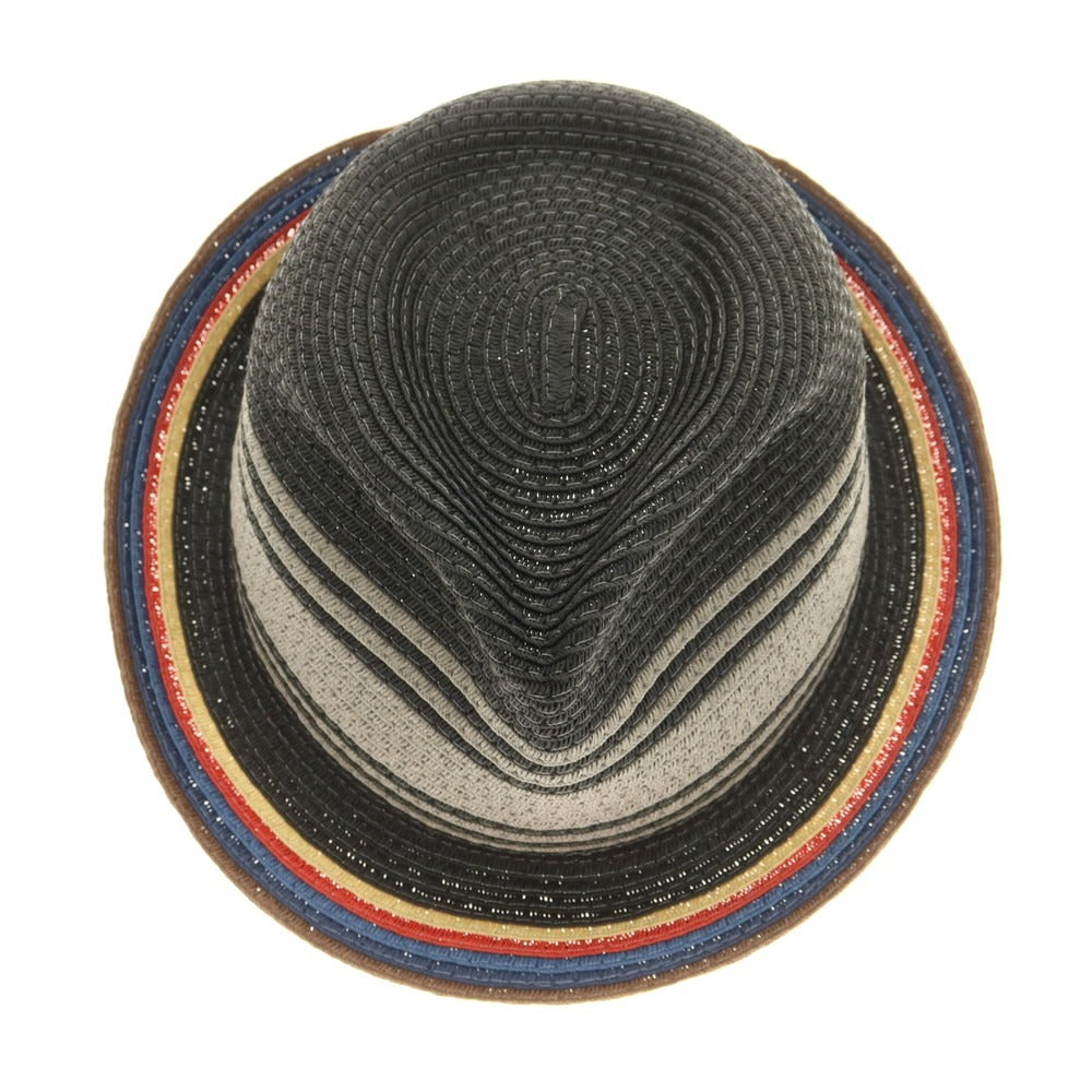 【中古】ポールスミス Paul Smith ペーパーストローハット ウォームグレー系【 M 】【 状態ランクA 】【 メンズ 】