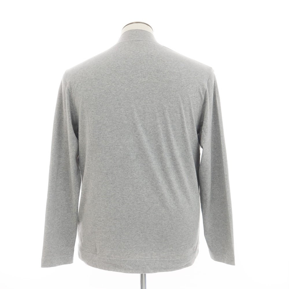 【中古】チルコロ1901 CIRCOLO 1901 ストレッチ コットン モックネック 長袖Tシャツ グレー【サイズL】【GRY】【S/S/A/W】【状態ランクB】【メンズ】