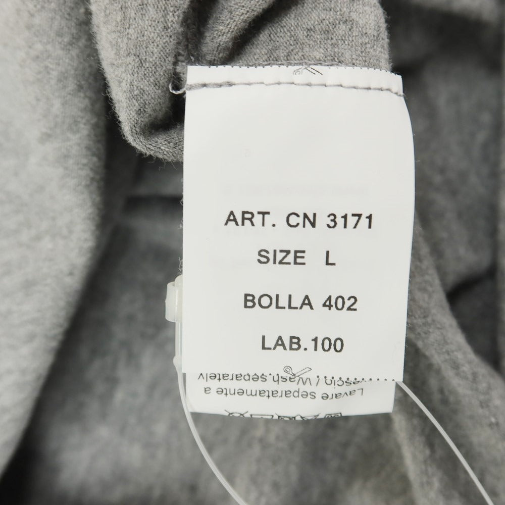 【中古】チルコロ1901 CIRCOLO 1901 ストレッチ コットン モックネック 長袖Tシャツ グレー【サイズL】【GRY】【S/S/A/W】【状態ランクB】【メンズ】