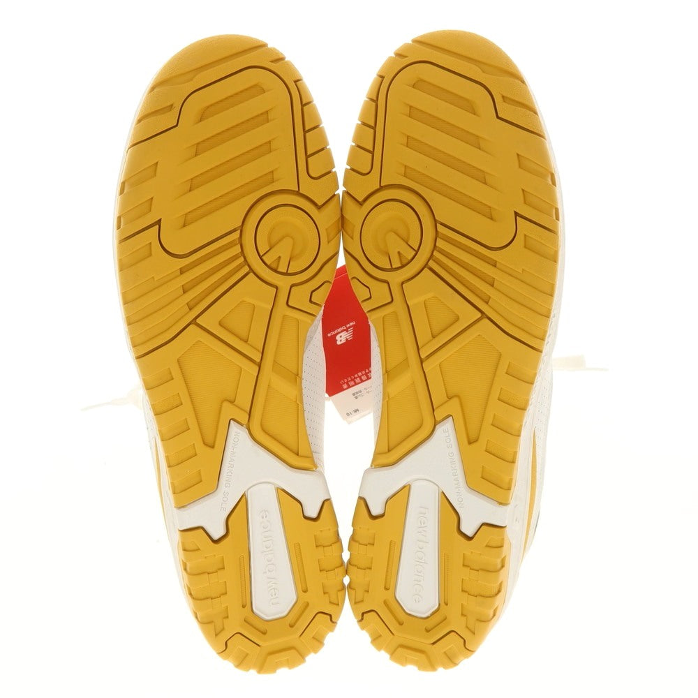 【中古】【未使用】ニューバランス NEW BALANCE BB550LA1 スニーカー ホワイトxイエロー【 29cm 】【 状態ランクS 】【 メンズ 】