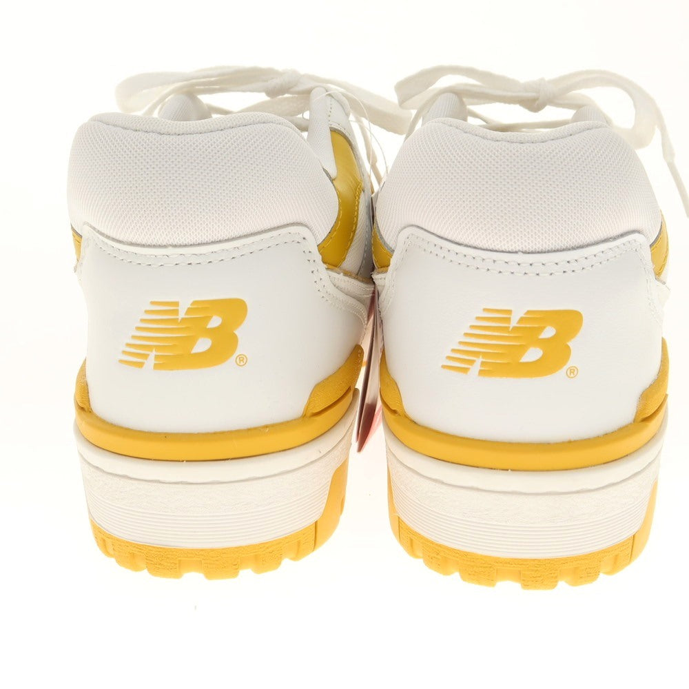 【中古】【未使用】ニューバランス NEW BALANCE BB550LA1 スニーカー ホワイトxイエロー【 29cm 】【 状態ランクS 】【 メンズ 】