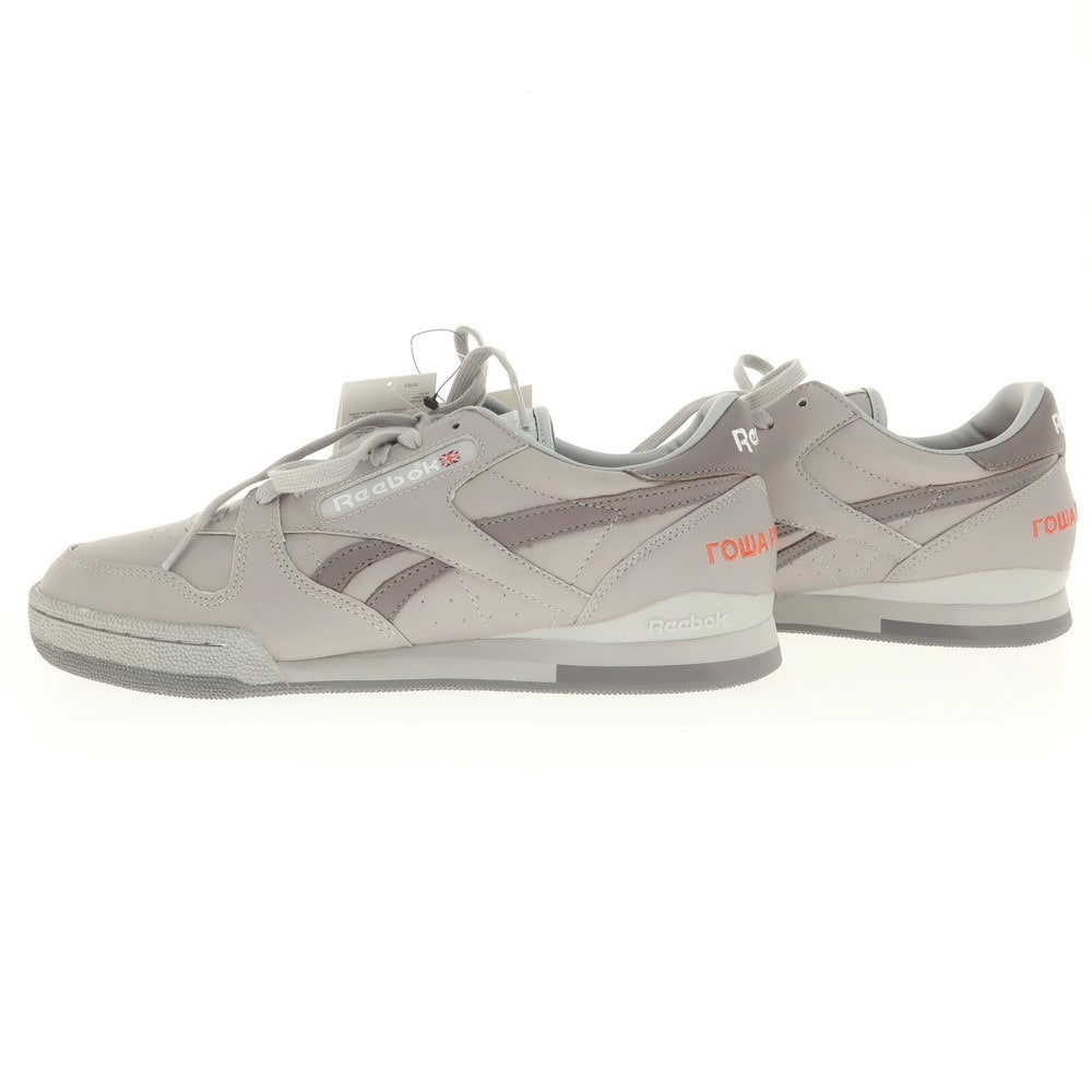 【中古】【未使用】ゴーシャラブチンスキー Gosha Rubchinskiy × REEBOK PHASE 1 PRO G レザー スニーカー グレー【 10 1/2 】【 状態ランクS 】【 メンズ 】
