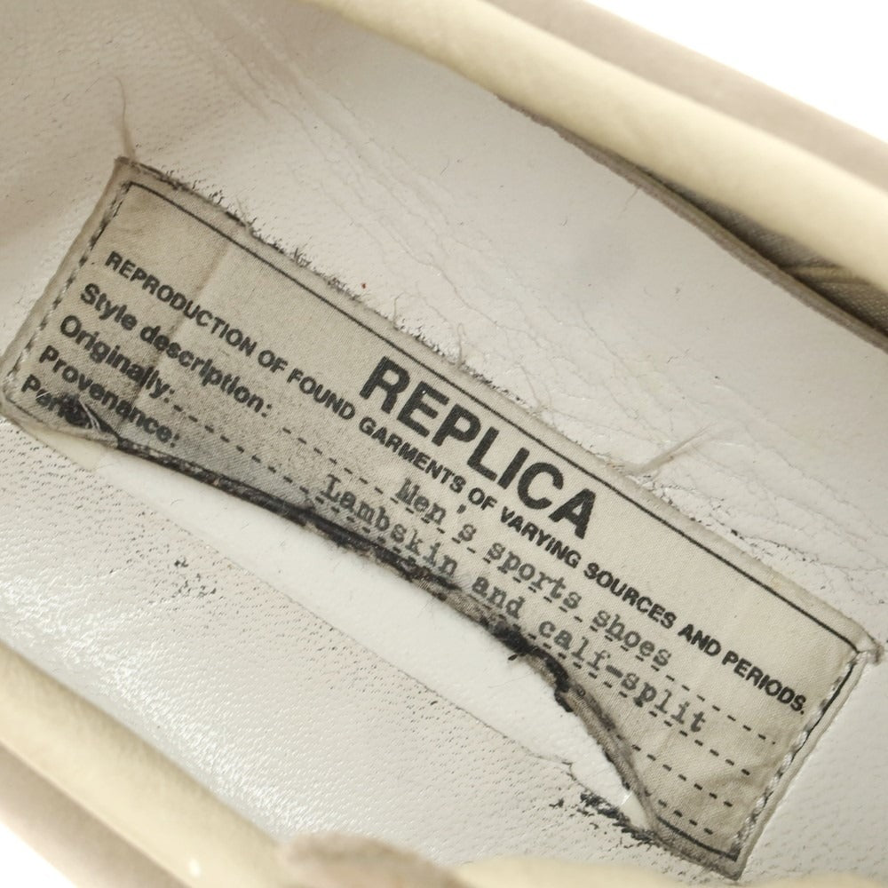 【中古】マルタンマルジェラ22 Martin Margiela 22 ペンキ ヌバック スニーカー ブラウングレー【 43 】【 状態ランクB 】【 メンズ 】