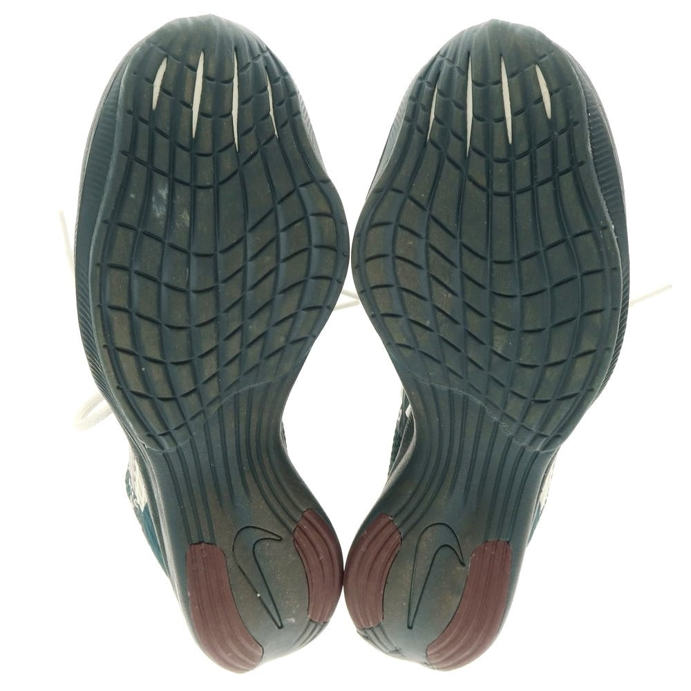 【中古】ギャクソウ GYAKUSOU ZOOM X VAPOR FLY NEXT%2 スニーカー ダークグリーンxバーガンディ【 29cm 】【 状態ランクB 】【 メンズ 】