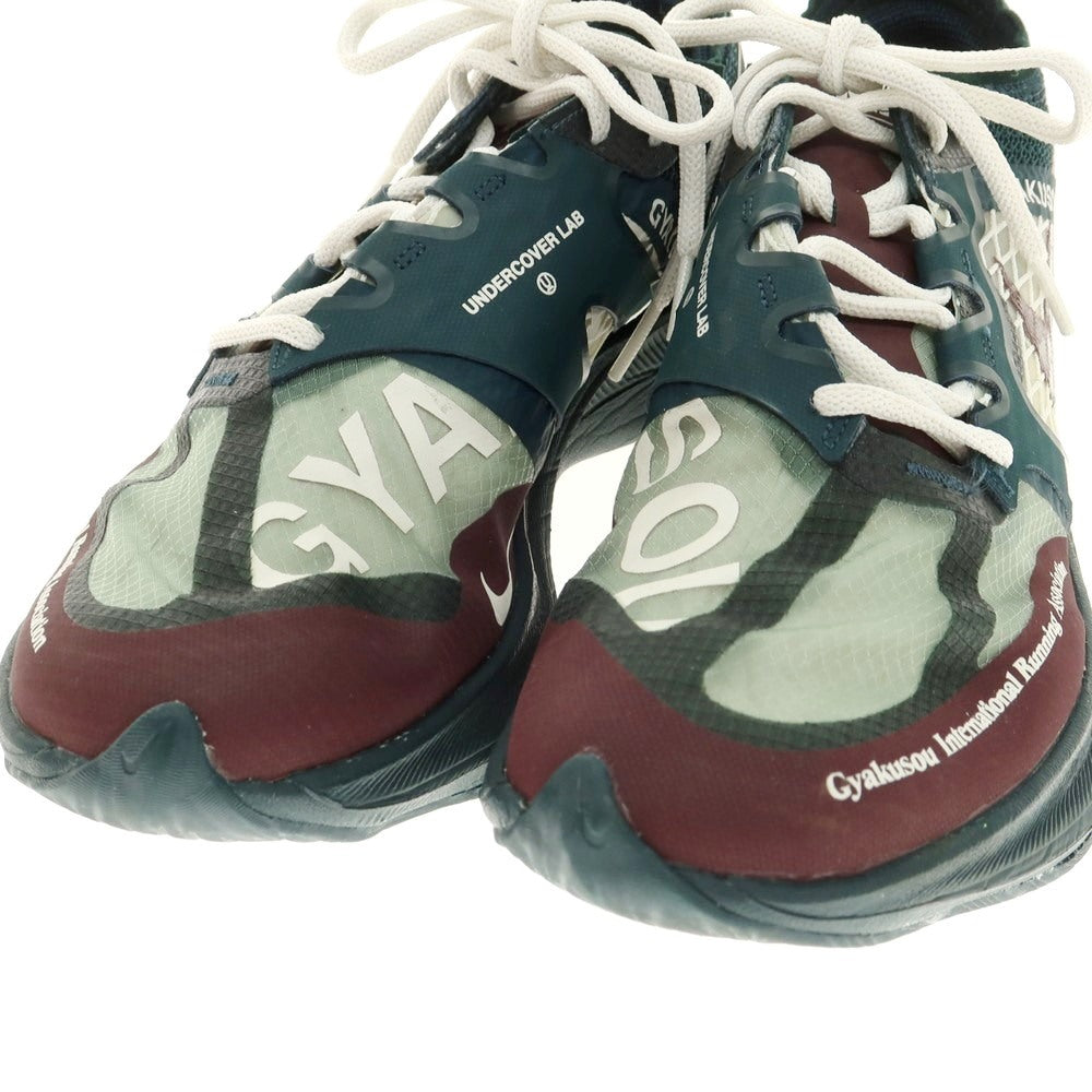 【中古】ギャクソウ GYAKUSOU ZOOM X VAPOR FLY NEXT%2 スニーカー ダークグリーンxバーガンディ【 29cm 】【 状態ランクB 】【 メンズ 】