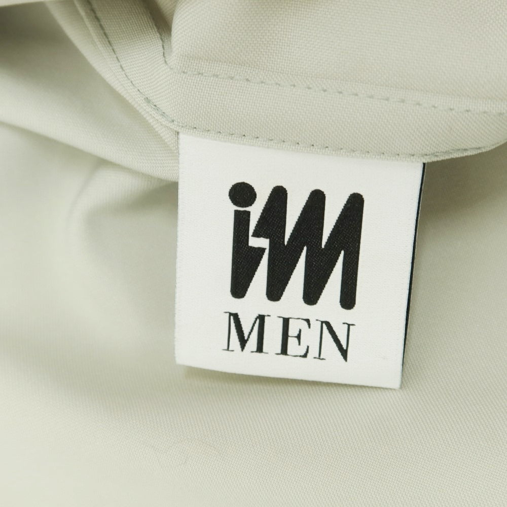 【中古】アイム メン IM MEN 2024年秋冬 ポリエステル系 ロングコート サージグリーン【 表記なし(L位) 】【 状態ランクA 】【 メンズ 】