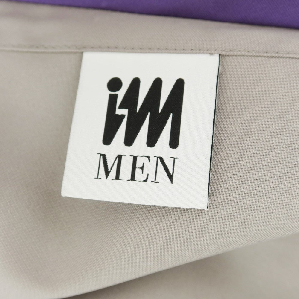 【中古】アイム メン IM MEN 2023年秋冬 ジップアップ ブルゾン グレーxパープル【 表記なし(L位) 】【 状態ランクA 】【 メンズ 】