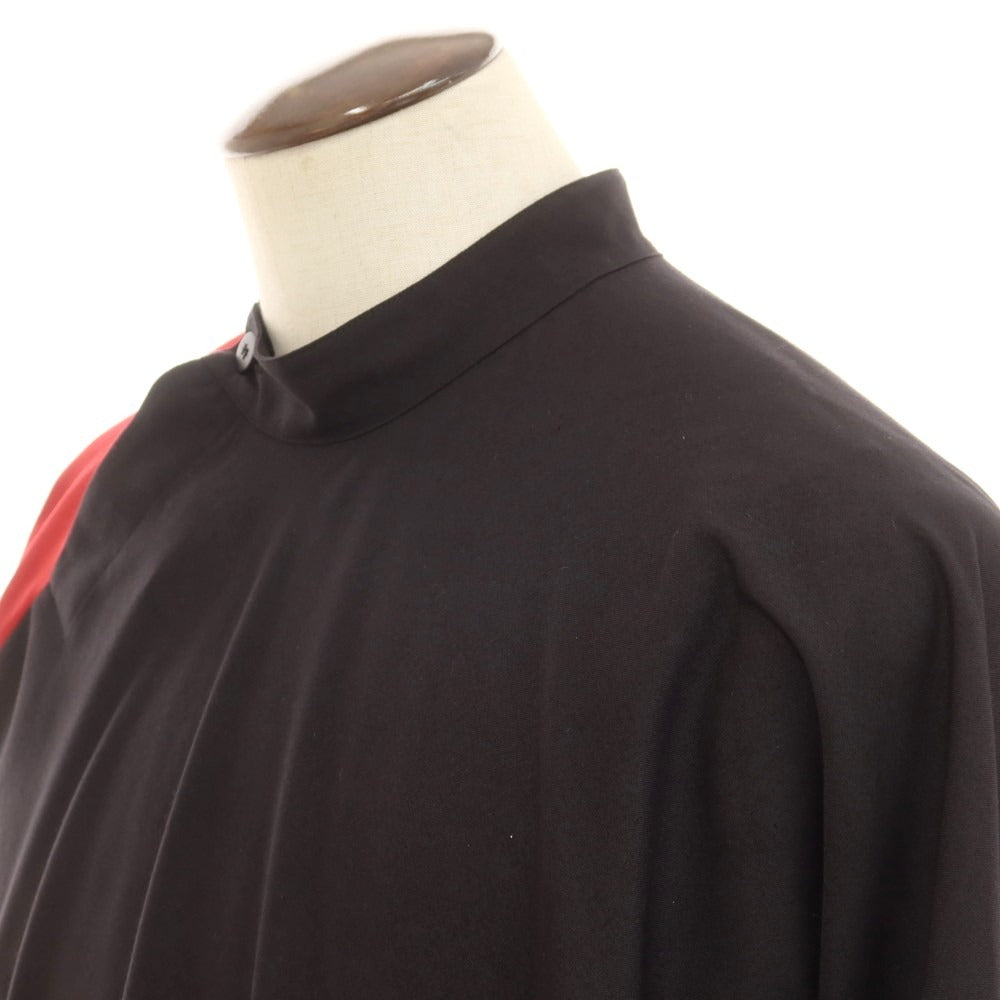 【中古】アイム メン IM MEN ポリエステル系 プルオーバー カジュアルシャツ ブラックxレッド【 表記なし(L位) 】【 状態ランクA 】【 メンズ 】