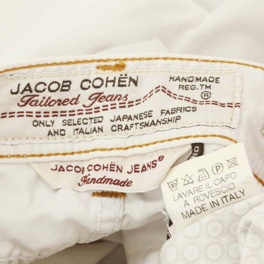 【中古】ヤコブコーエン JACOB COHEN J622 コットン 5ポケットパンツ オフホワイト【 32 】【 状態ランクD 】【 メンズ 】