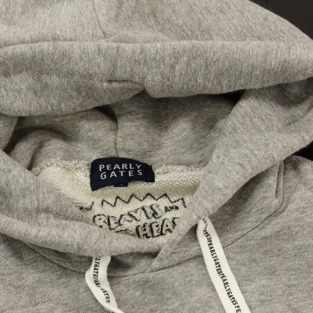 【中古】パーリーゲイツ PEARLY GATES バ―ビス&バットヘッド スウェットパーカー グレー【 4 】【 状態ランクB 】【 メンズ 】