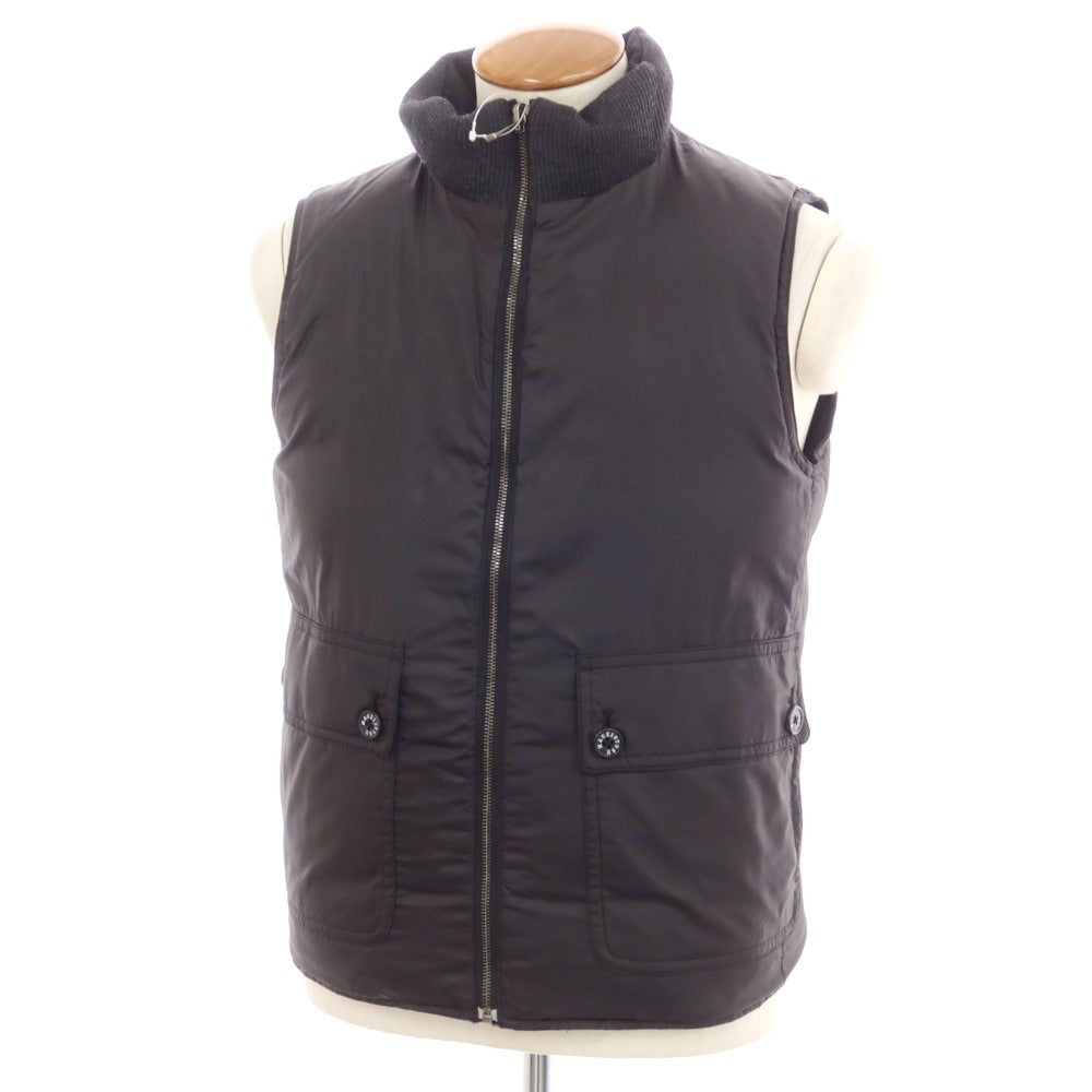 【中古】マッキントッシュ Mackintosh リバーシブル ウール ポリエステル ダウンベスト チャコール【 M 】【 状態ランクB 】【 メンズ 】