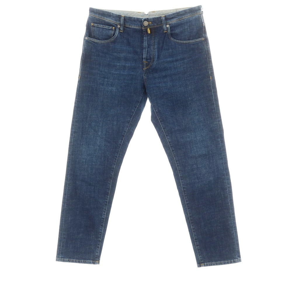 【中古】インコテックス INCOTEX ストレッチ コットン ジーンズ デニムパンツ ネイビー【サイズ33】【NVY】【S/S/A/W】【状態ランクC】【メンズ】