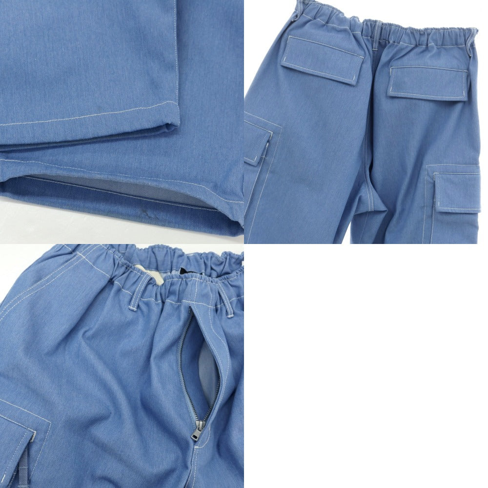 【中古】ダイワ ピアサーティナイン DAIWA PIER39 ポリエステル カーゴパンツ ライトブルー【サイズS】【BLU】【S/S/A/W】【状態ランクC】【メンズ】