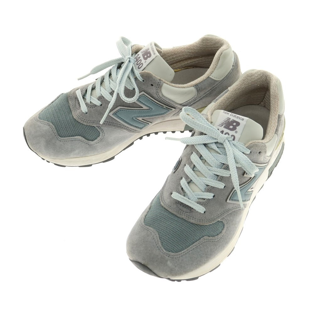 【中古】ニューバランス NEW BALANCE USA製 M1400SB スニーカー スティールブルー【 26.0cm 】【 状態ランクB 】【 メンズ 】