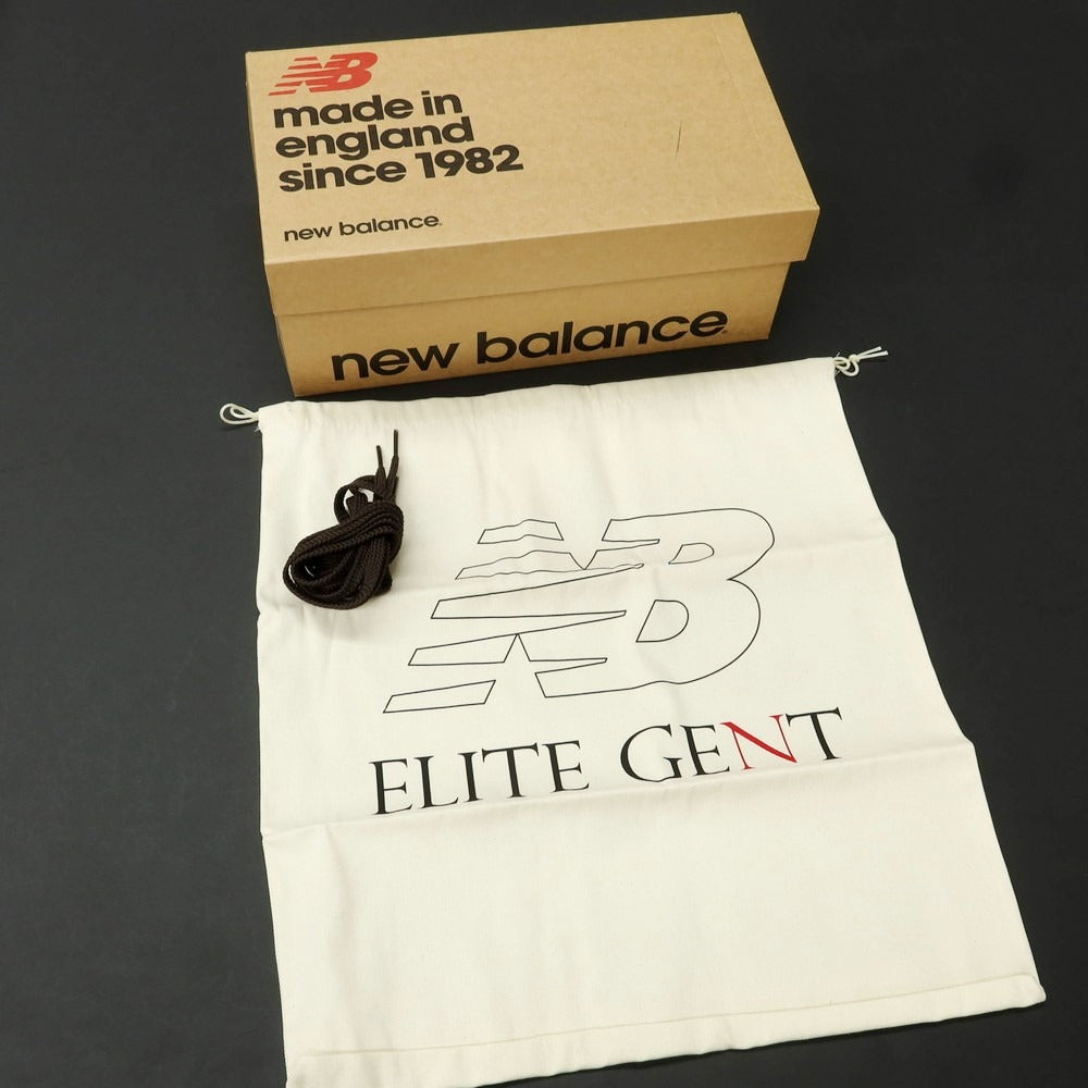 【中古】【未使用】ニューバランス NEW BALANCE 英国製 M1500GNB レザー スニーカー ブラウン系【 25.5cm 】【 状態ランクS 】【 メンズ 】