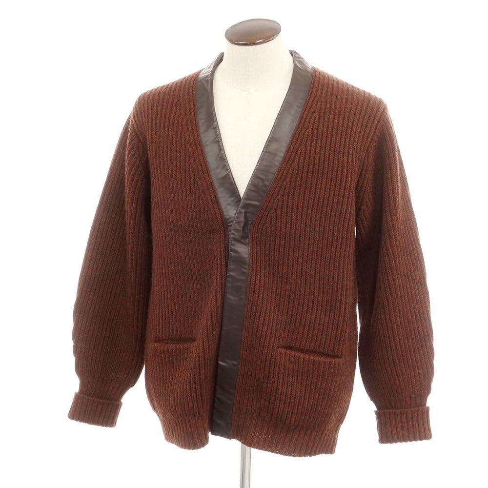【中古】コセイ COSEI ミドルゲージウール カーディガン ブラウン【 3 】【 状態ランクB 】【 メンズ 】