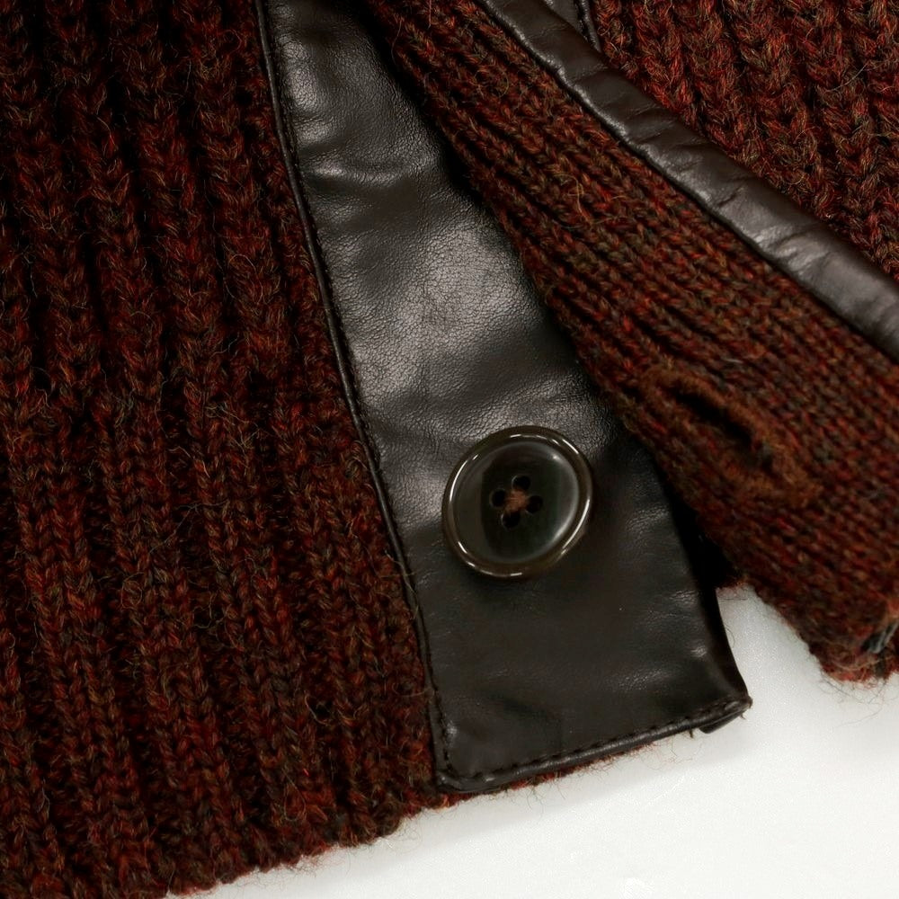 【中古】コセイ COSEI ミドルゲージウール カーディガン ブラウン【 3 】【 状態ランクB 】【 メンズ 】