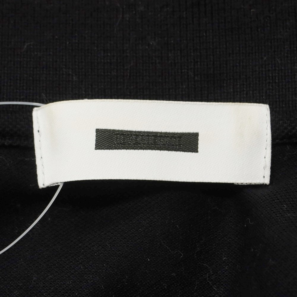 【中古】リバーバレイト REVERBERATE コットン ジップアップ 長袖ポロシャツ ブラック【 表記なし(M位) 】【 状態ランクB 】【 メンズ 】