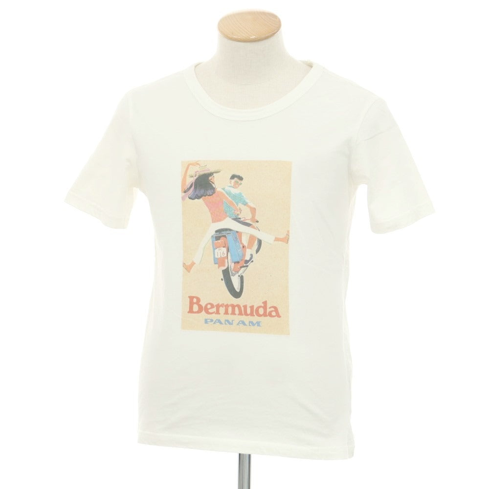 【中古】ATHLETICS SPORTSWEAR コットン クルーネック 半袖Tシャツ ホワイト【 S 】【 状態ランクB 】【 メンズ 】