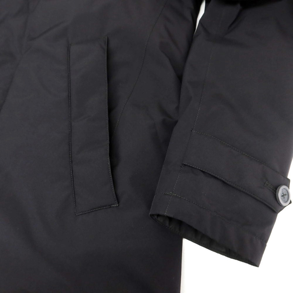 【中古】ヘルノ Herno Laminar GORE-TEX ステンカラー ダウンコート ブラック【 44 】【 状態ランクB 】【 メンズ 】