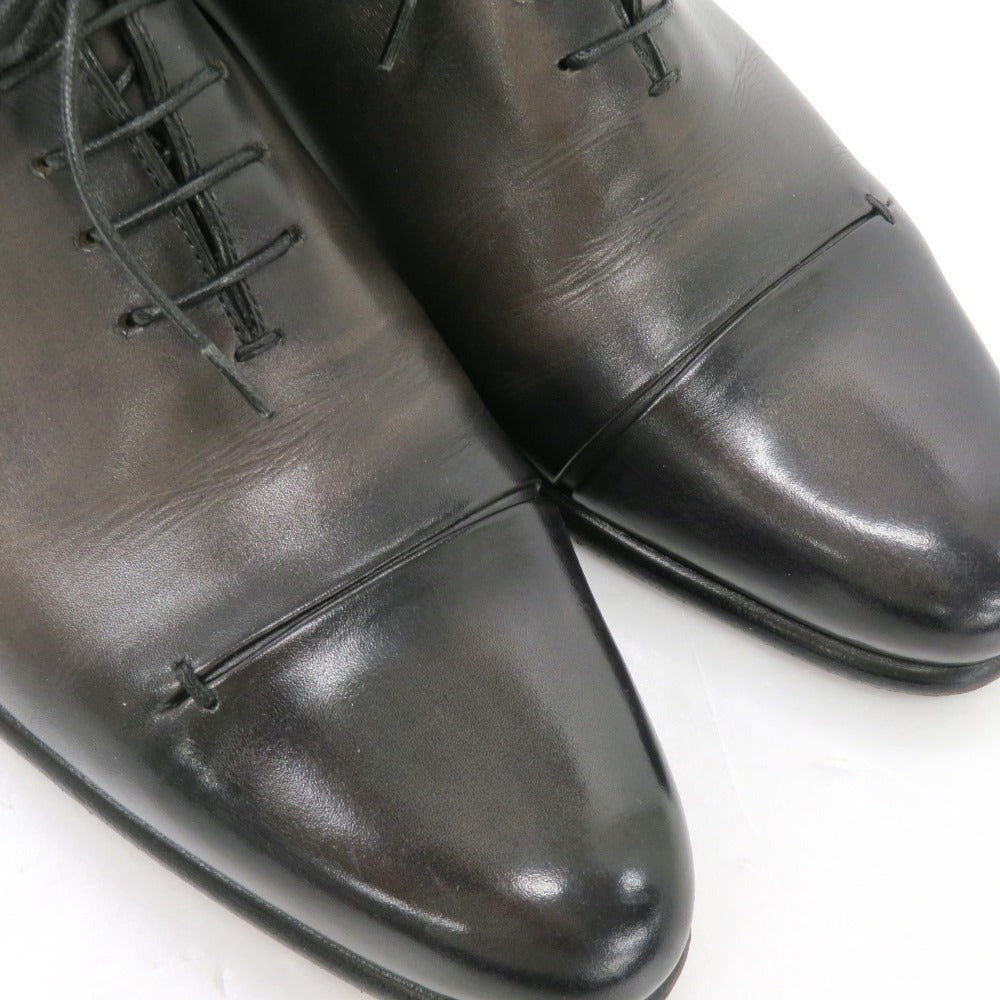 【中古】ベルルッティ Berluti ガスパール ガレ ホールカット ドレスシューズ ブラックカーキ【 7 】【 状態ランクB 】【 メンズ 】