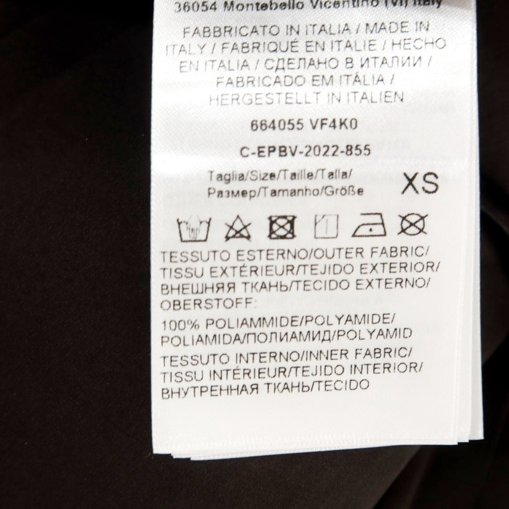 【中古】ボッテガヴェネタ BOTTEGAVENETA ナイロン ダウンベスト ダークブラウン【サイズXS】【BRW】【A/W】【状態ランクA】【メンズ】