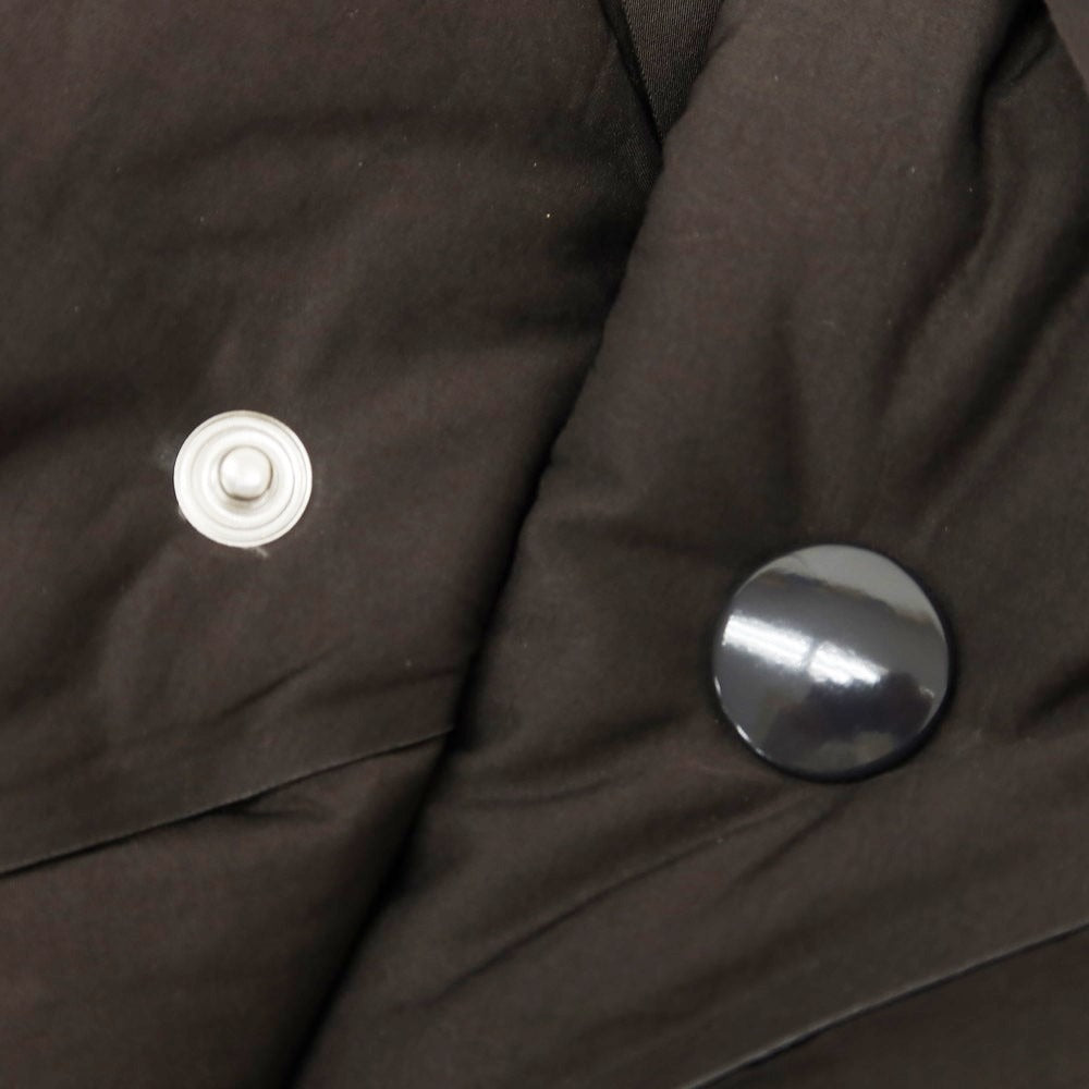 【中古】ボッテガヴェネタ BOTTEGAVENETA ナイロン ダウンベスト ダークブラウン【サイズXS】【BRW】【A/W】【状態ランクA】【メンズ】