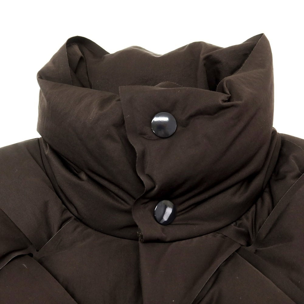 【中古】ボッテガヴェネタ BOTTEGAVENETA ナイロン ダウンベスト ダークブラウン【サイズXS】【BRW】【A/W】【状態ランクA】【メンズ】