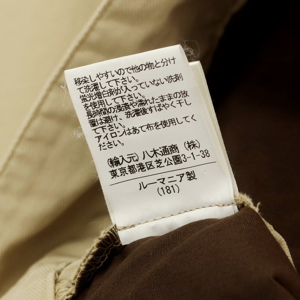 【中古】ジーティーアー G.T.A コットン カジュアルスラックスパンツ ベージュ【 44 】【 状態ランクB 】【 メンズ 】