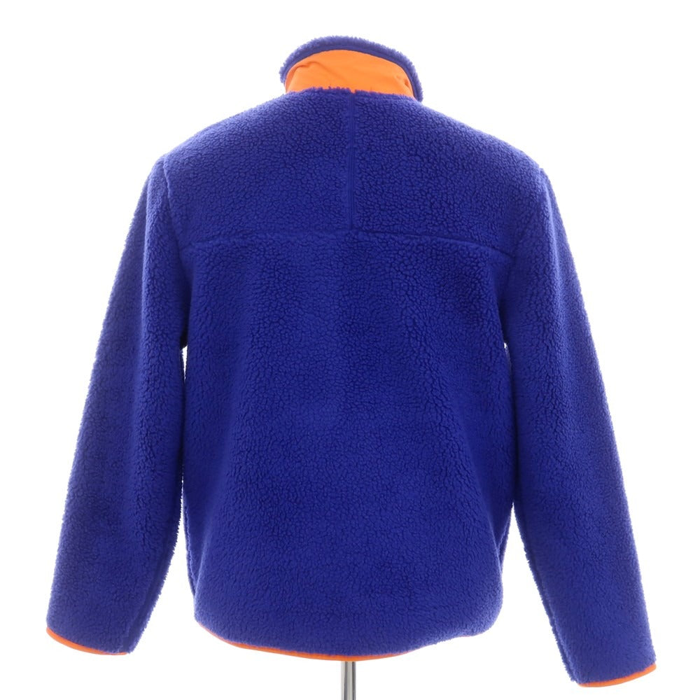 【中古】ポロ ラルフローレン Polo Ralph Lauren ポリエステル ジップアップ フリースジャケット ロイヤルブルーxオレンジ【サイズM】【BLU】【A/W】【状態ランクA】【メンズ】