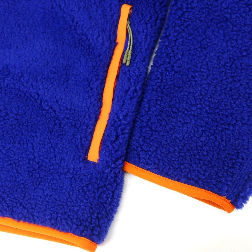 【中古】ポロ ラルフローレン Polo Ralph Lauren ポリエステル ジップアップ フリースジャケット ロイヤルブルーxオレンジ【サイズM】【BLU】【A/W】【状態ランクA】【メンズ】
