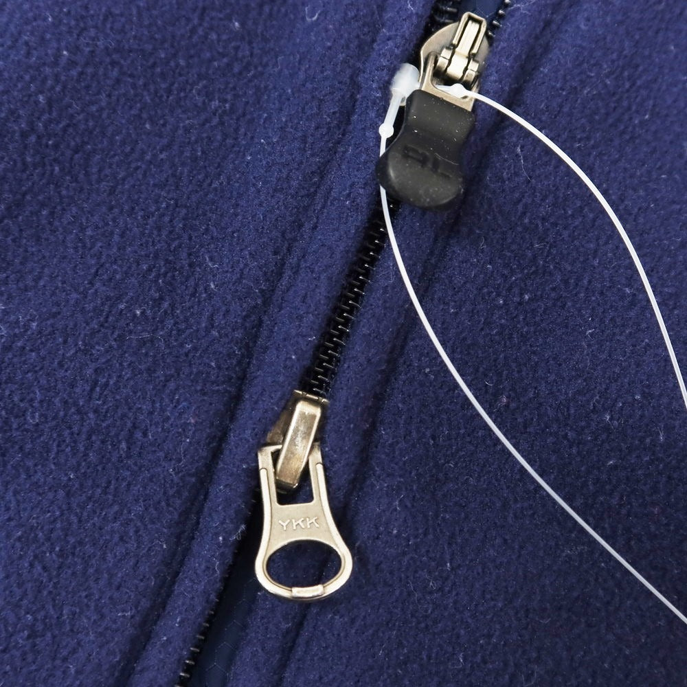 【中古】ポロゴルフ POLO GOLF ポリエステル ジップアップ フリースジャケット ネイビー【サイズM】【NVY】【A/W】【状態ランクB】【メンズ】