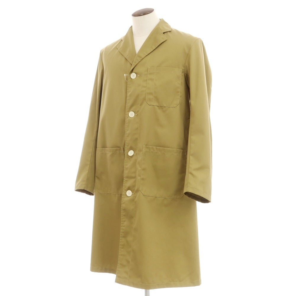 【中古】ミリタリー MILITARY イギリス軍 コットン ロングコート カーキベージュ【 190/100 (L位) 】【 状態ランクB 】【 メンズ 】