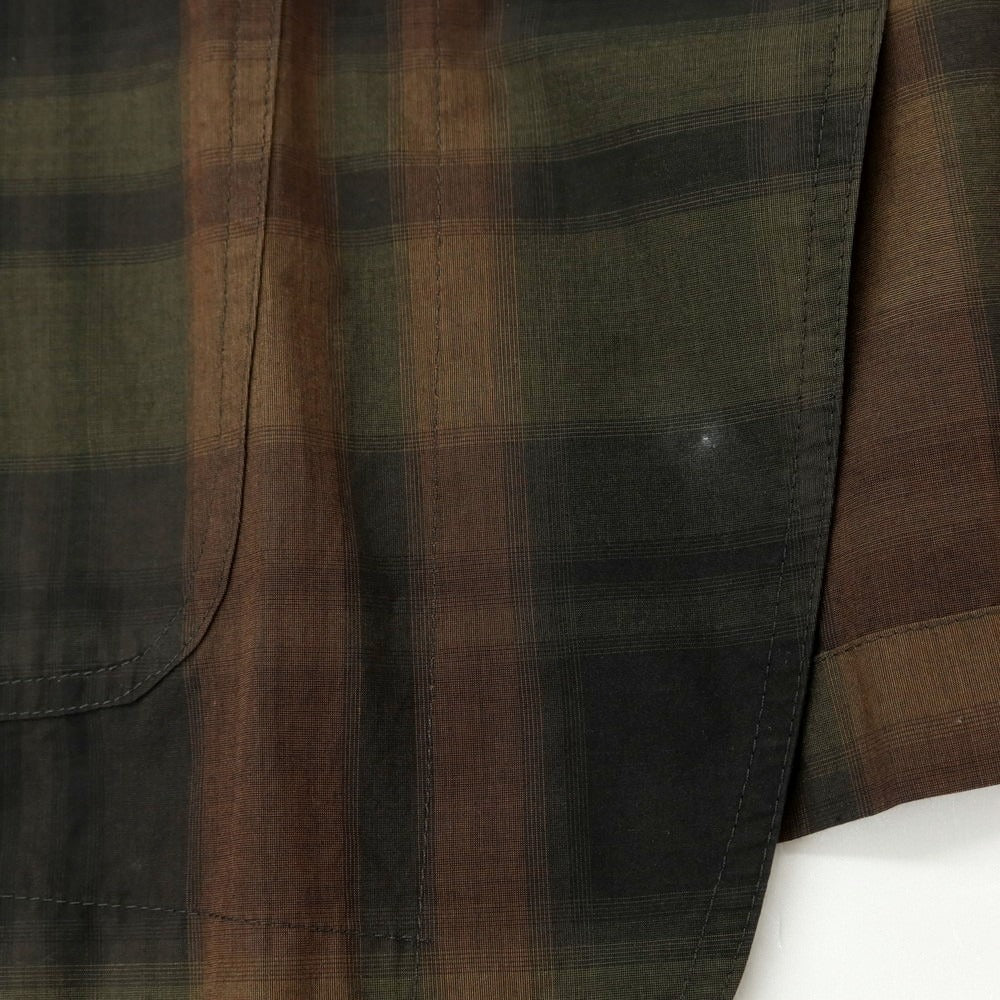 【中古】ドリスヴァンノッテン DRIES VAN NOTEN コットン チェック 2つボタン カジュアルジャケット ブラックxブラウン【 48 】【 状態ランクB 】【 メンズ 】