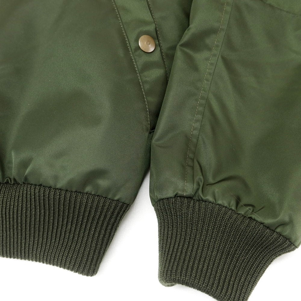 【中古】ミスターアンドミセスイタリー MR&MRS ITALY ナイロン ファー フーデッド ミリタリージャケット オリーブ【サイズM】【GRN】【A/W】【状態ランクB】【メンズ】