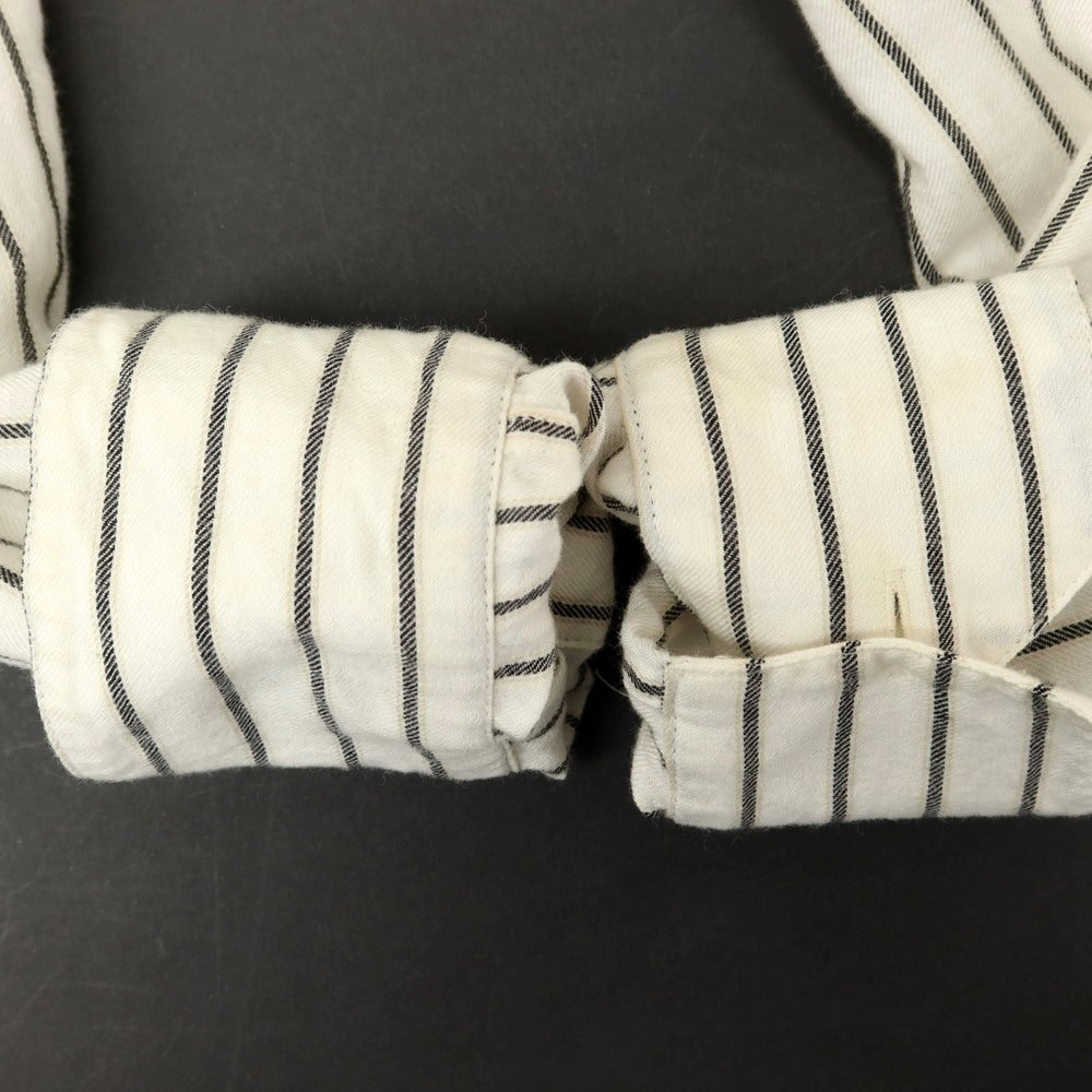 【中古】サンローランパリ SAINT LAURENT PARIS コットンリヨセルウール カジュアルシャツ
ホワイトxグレー【 36 】【 状態ランクD 】【 メンズ 】