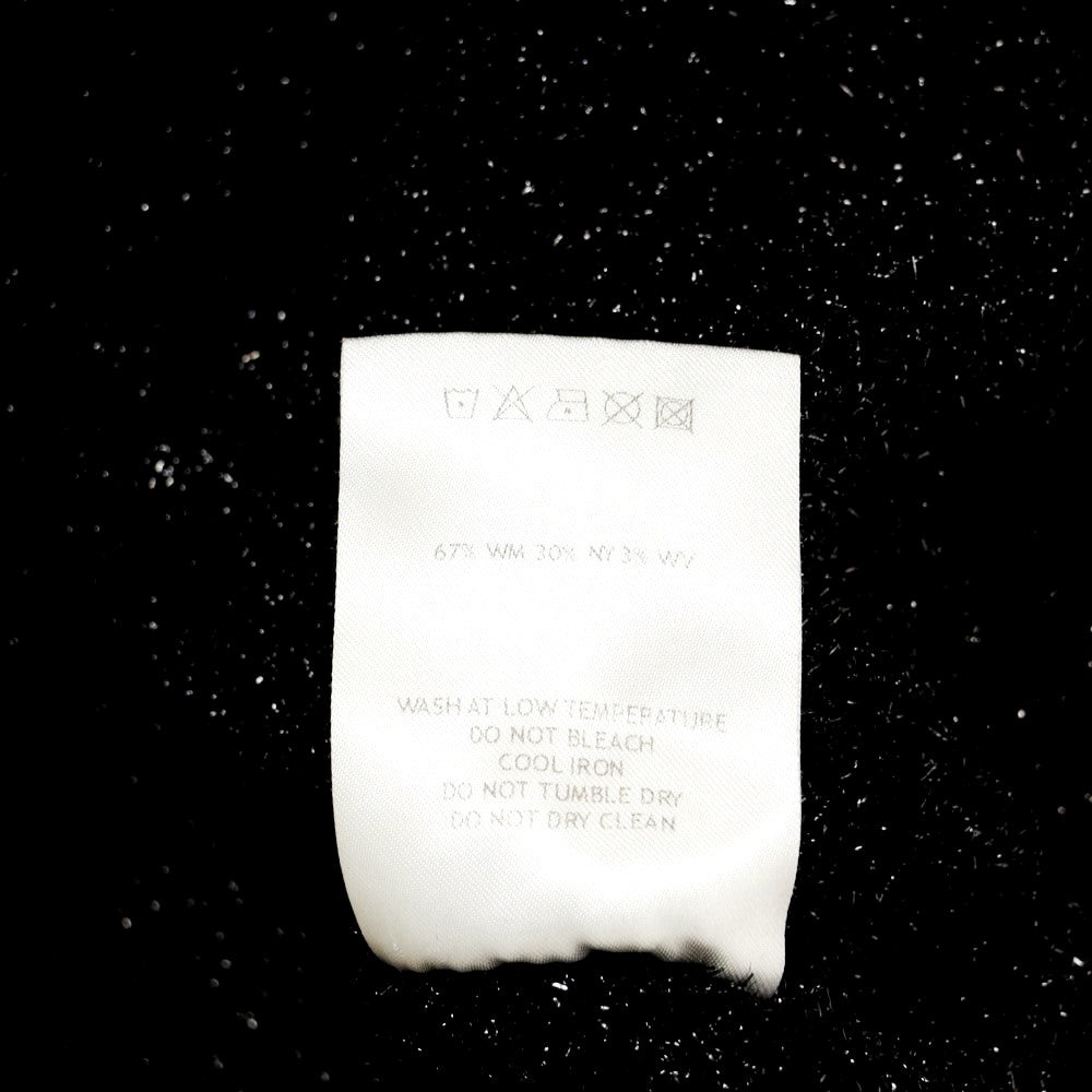 【中古】アーネスト ダブル ベイカー ERNEST W. BAKER モヘヤナイロン クルーネックニット ブラック【 S/46 】【 状態ランクB 】【 メンズ 】